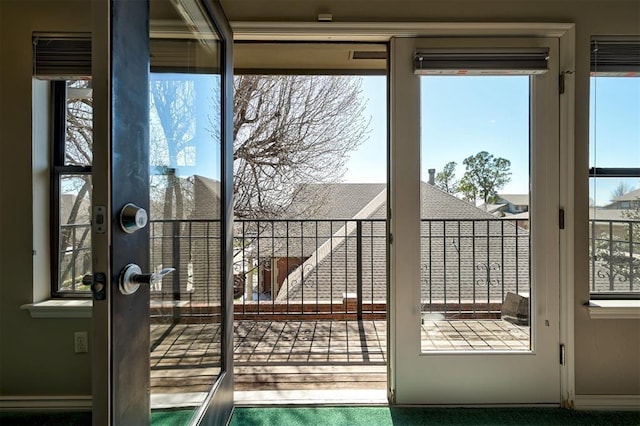 6206 Waterford Blvd Unit 45, Oklahoma City, OK 73118 - doorway to outside with plenty of natural light