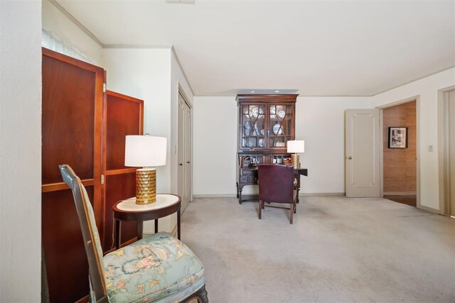2917 W Pelham Dr, Oklahoma City, OK 73120 - living area with carpet floors and baseboards
