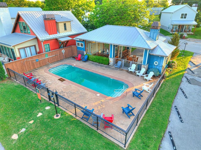 37271 S Cliff Crest Dr, Langley, OK 74301 - view of swimming pool featuring a patio