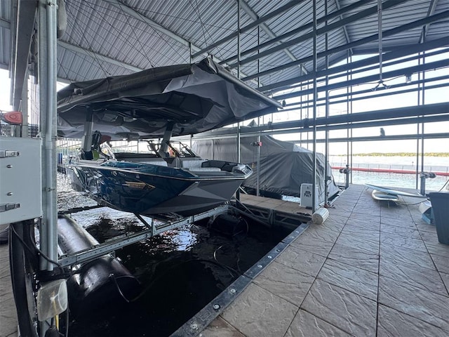 37271 S Cliff Crest Dr, Langley, OK 74301 - dock featuring boat lift