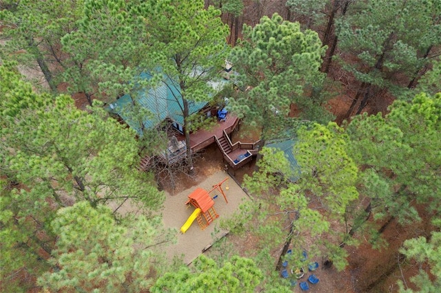 1073 Southern Hills Cir, Broken Bow, OK 74728 - aerial view of property and surrounding area