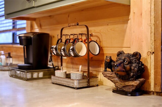 1073 Southern Hills Cir, Broken Bow, OK 74728 - kitchen view of wood walls