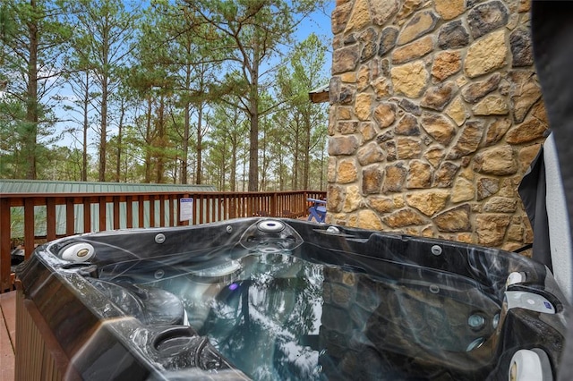 1073 Southern Hills Cir, Broken Bow, OK 74728 - view of wooden deck