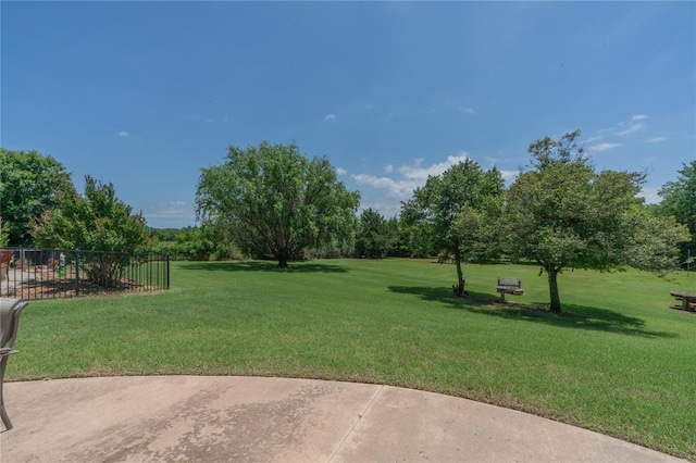 108 Raye Pl, Tuttle, OK 73089 - view of yard with view of wooded area