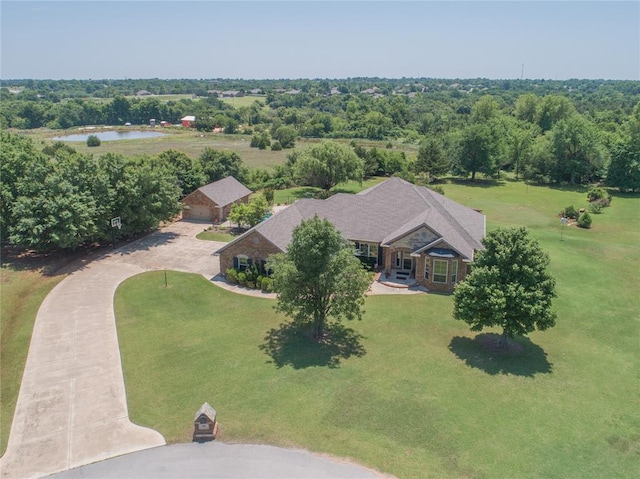 108 Raye Pl, Tuttle, OK 73089 - view from above of property featuring a large body of water