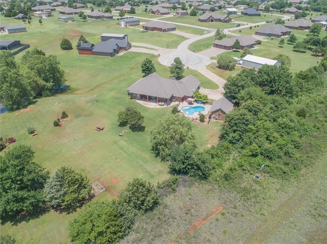 108 Raye Pl, Tuttle, OK 73089 - aerial view of property and surrounding area featuring nearby suburban area