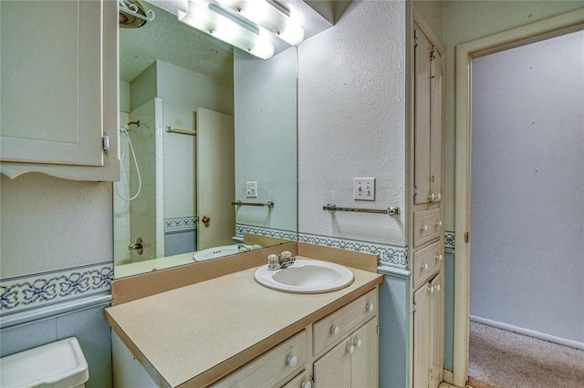 342 W Birch Dr, Mustang, OK 73064 - full bath with tiled shower and vanity