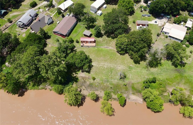 410052 E 1103rd Rd, Checotah, OK 74426 - aerial overview of property's location with a nearby body of water