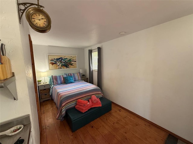410052 E 1103rd Rd, Checotah, OK 74426 - bedroom with hardwood / wood-style floors