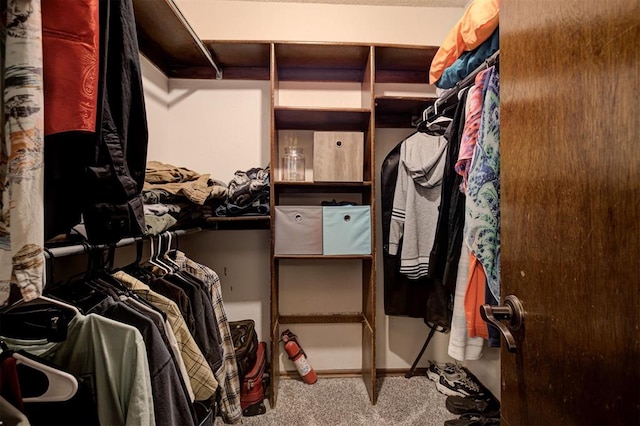 11129 E Thayer St, Midwest City, OK 73130 - walk in closet with carpet flooring