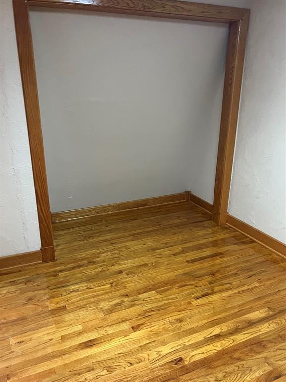 802 N Hudson St, Altus, OK 73521 - unfurnished room featuring light wood finished floors and baseboards