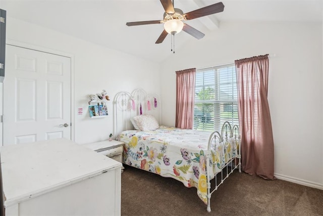 2303 Whispering Pine Blvd, Shawnee, OK 74804 - bedroom with carpet floors and a ceiling fan