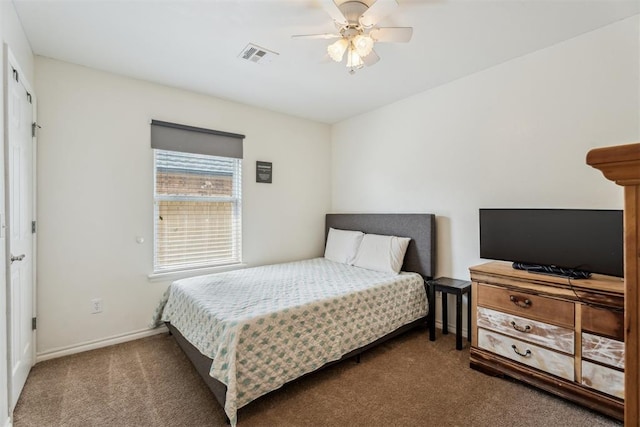 2303 Whispering Pine Blvd, Shawnee, OK 74804 - bedroom with carpet and a ceiling fan