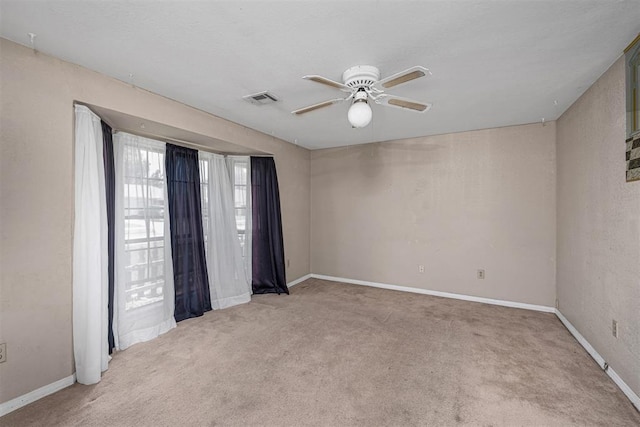814 NW 48th St, Lawton, OK 73505 - carpeted empty room featuring a ceiling fan and baseboards