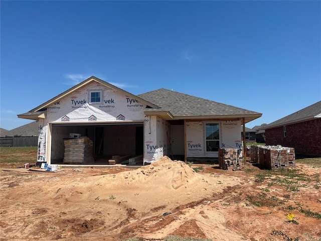 18208 Austin Ct, Edmond, OK 73012 - property in mid-construction featuring roof with shingles