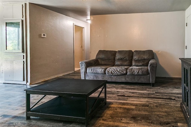 824 E Rose Dr, Midwest City, OK 73110 - living room featuring wood finished floors
