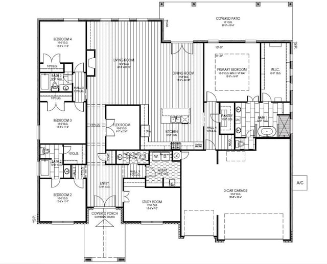 10165 NW 100th St, Yukon, OK 73099 - room layout