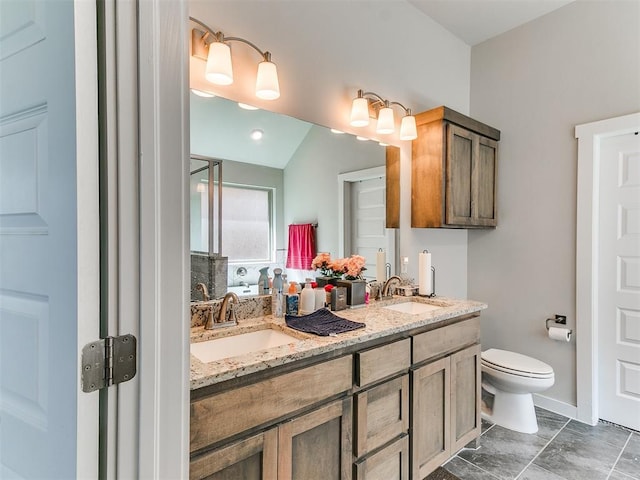 5512 Cheyenne Rd, Warr Acres, OK 73132 - full bath featuring double vanity and toilet
