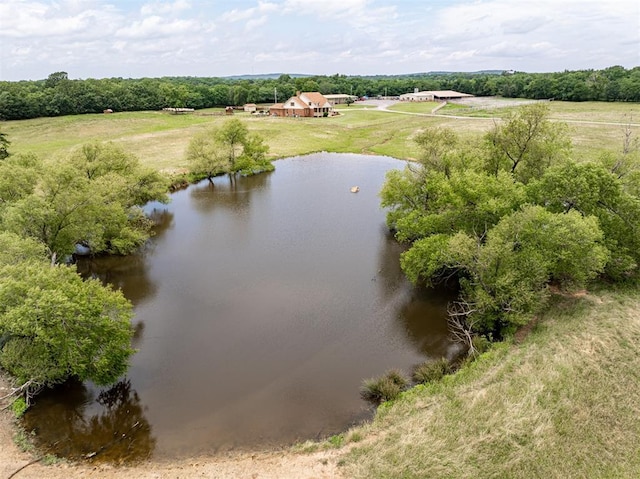 498 Big Horn Rd, Mcalester, OK 74501 - bird's eye view of a large body of water