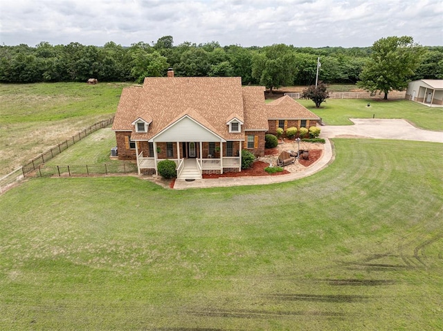 498 Big Horn Rd, Mcalester, OK 74501 - view from above of property