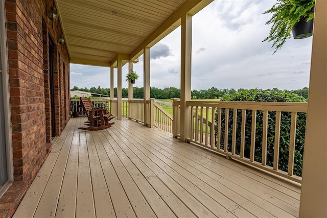 498 Big Horn Rd, Mcalester, OK 74501 - view of wooden deck