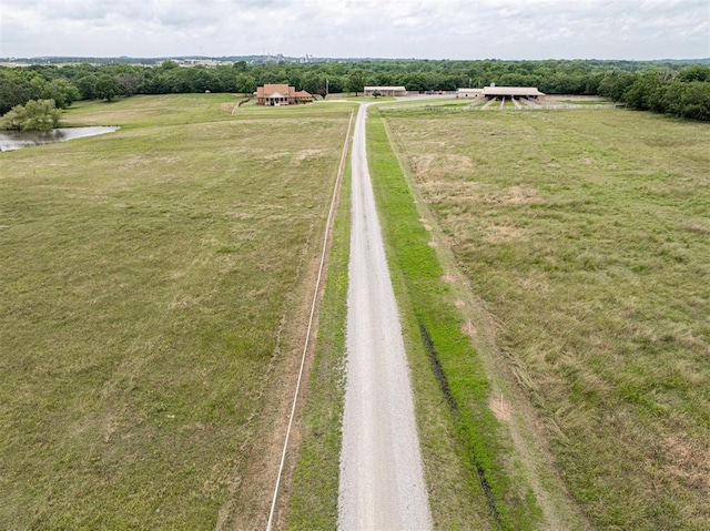 498 Big Horn Rd, Mcalester, OK 74501 - aerial view of sparsely populated area featuring a nearby body of water