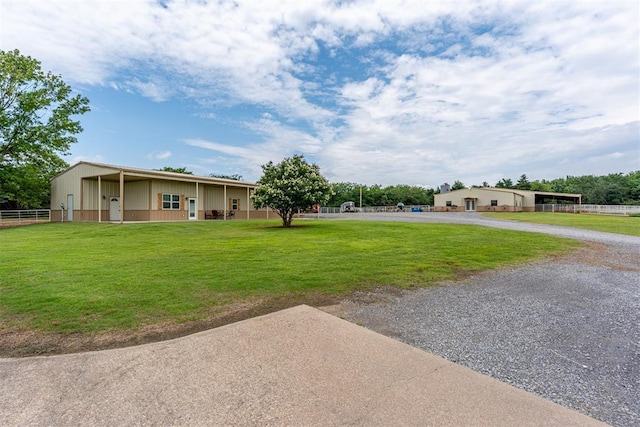 498 Big Horn Rd, Mcalester, OK 74501 - view of yard