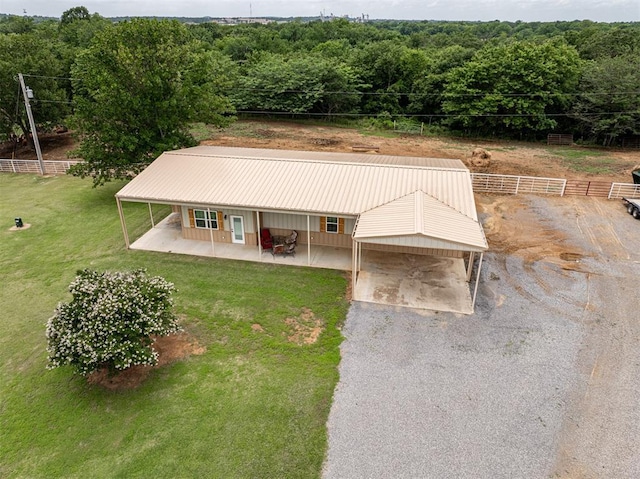 498 Big Horn Rd, Mcalester, OK 74501 - view of subject property with a forest