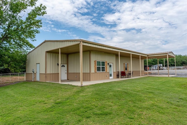 498 Big Horn Rd, Mcalester, OK 74501 - rear view of house featuring a patio