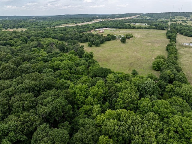 498 Big Horn Rd, Mcalester, OK 74501 - overview of rural landscape featuring a forest