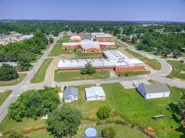 211 S 6th St, Mcloud, OK 74851 - drone / aerial view