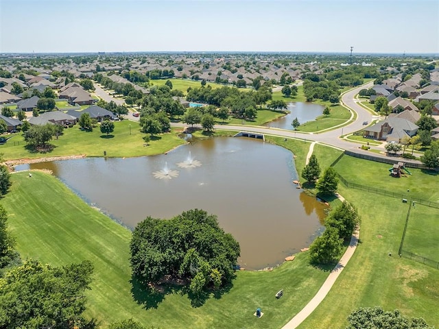 1316 NW 171st St, Edmond, OK 73012 - bird's eye view of a nearby body of water