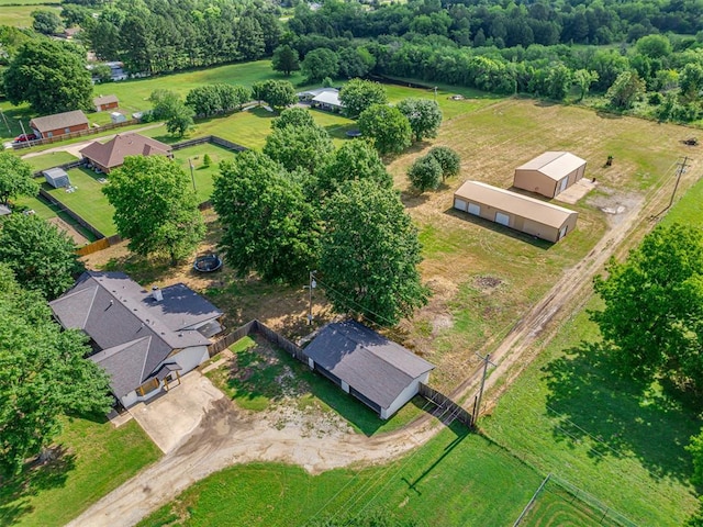 16101 S Rock Creek Rd, Shawnee, OK 74801 - overview of rural landscape