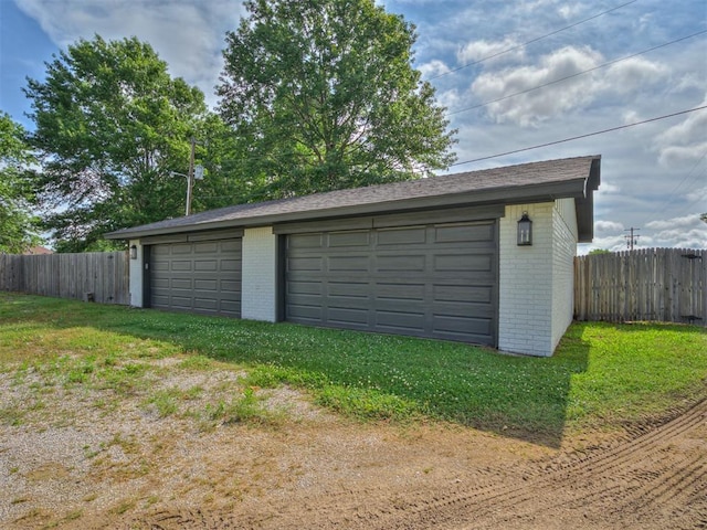 16101 S Rock Creek Rd, Shawnee, OK 74801 - view of detached garage