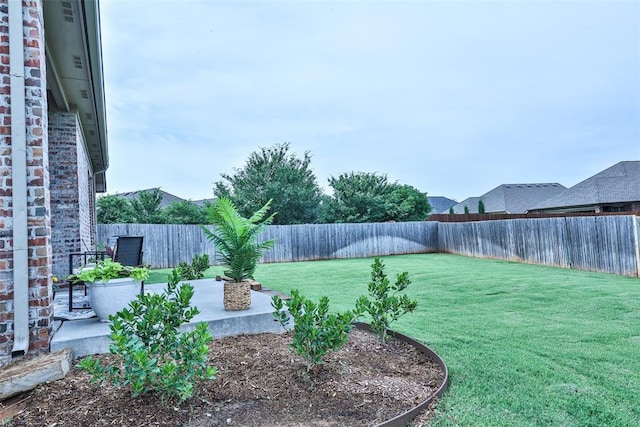 3434 Crampton Gap Way, Norman, OK 73069 - fenced backyard with a patio