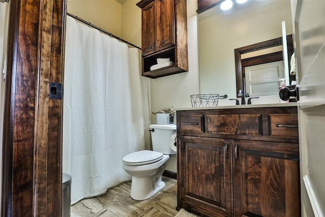 3434 Crampton Gap Way, Norman, OK 73069 - bathroom with vanity and curtained shower