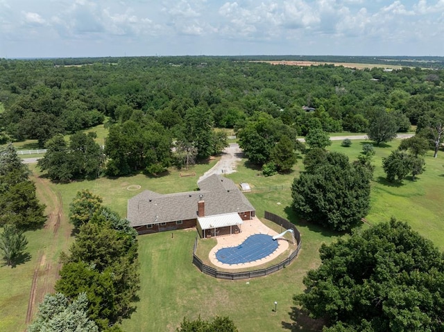 3860 Wake Forest Rd, Edmond, OK 73034 - view of subject property featuring a forest
