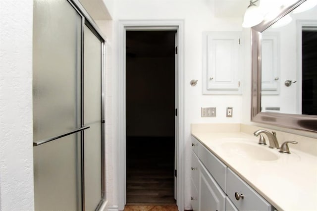 8113 Turtle Dove Dr, Oklahoma City, OK 73132 - full bathroom featuring vanity and a stall shower