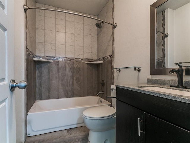 1117 Washington St, Edmond, OK 73034 - full bathroom featuring vanity and shower / washtub combination
