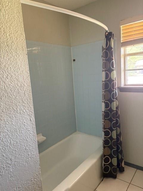 5720 Rushing Rd, Oklahoma City, OK 73132 - full bath with tile patterned floors and shower / bath combo