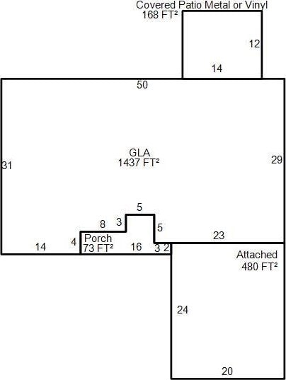 5720 Rushing Rd, Oklahoma City, OK 73132 - view of home floor plan