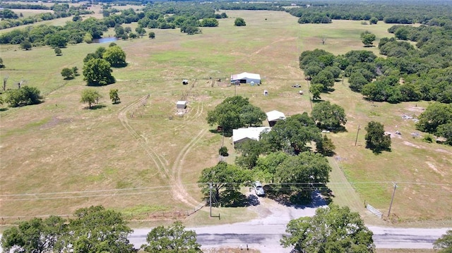 5311 S Cason Rd, Marlow, OK 73055 - aerial view of property and surrounding area with rural landscape