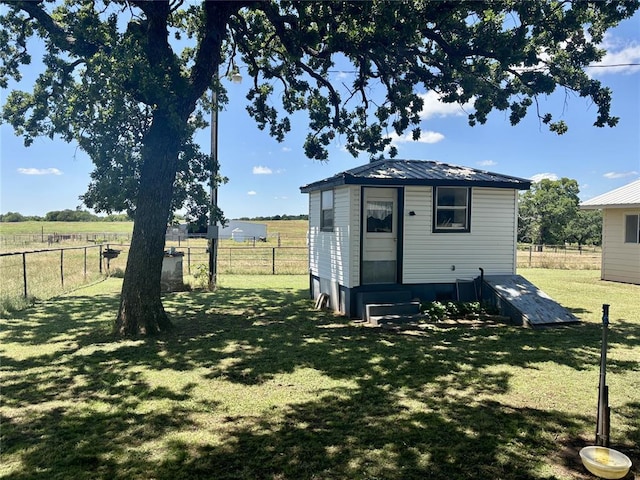 5311 S Cason Rd, Marlow, OK 73055 - view of outdoor structure with a rural view