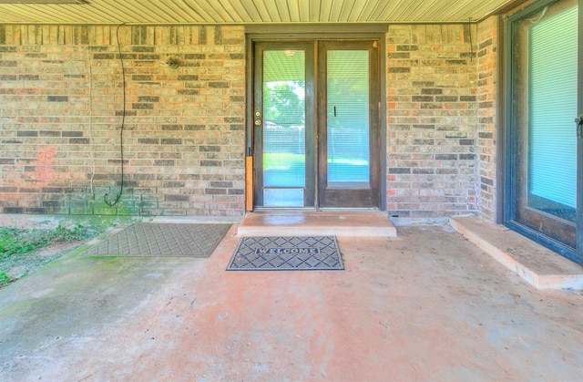 1405 Creston Way, Edmond, OK 73012 - property entrance with brick siding