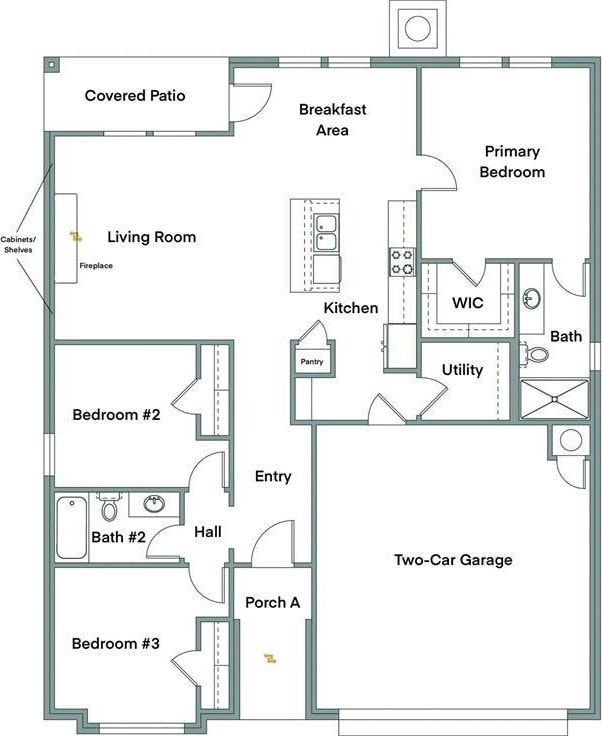 16336 Coldfire Rd, Oklahoma City, OK 73170 - view of property floor plan