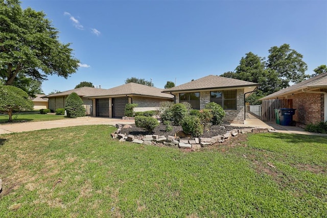 2617 NW 58th St, Oklahoma City, OK 73112 - ranch-style house featuring driveway and a garage