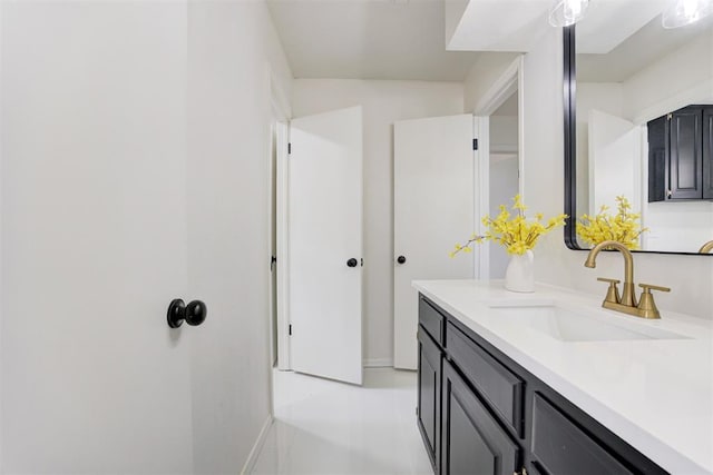 2617 NW 58th St, Oklahoma City, OK 73112 - bathroom featuring vanity and baseboards