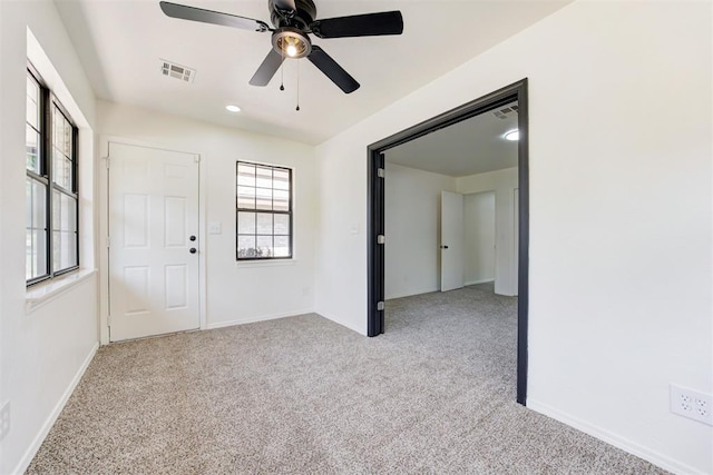 2617 NW 58th St, Oklahoma City, OK 73112 - unfurnished room with carpet and a ceiling fan