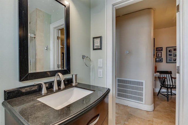 707 NE 18th St, Oklahoma City, OK 73105 - bathroom featuring vanity and tile patterned flooring