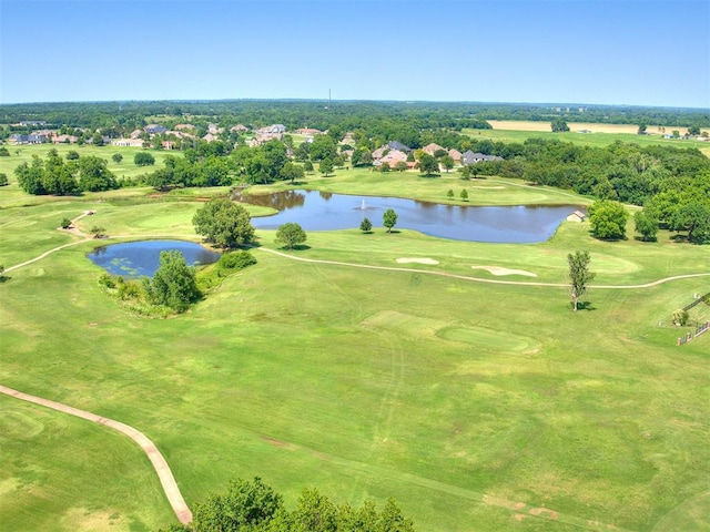 9 Country Club Rd, Shawnee, OK 74801 - drone / aerial view of a nearby body of water and a golf course